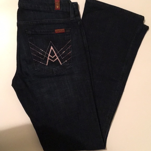 7 For All Mankind A Pocket Jeans - Picture 3 of 4